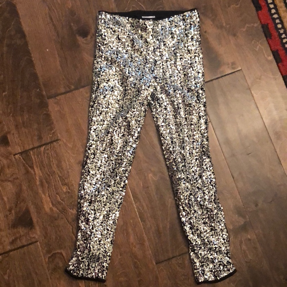 Lined Sequin Girl Pants
